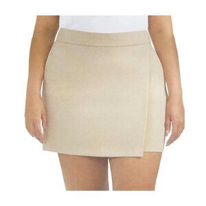 Ellen Tracy Women's  M Pull-On Short Skorts Tan N0587